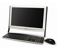 Acer eMachines EZ1600 - Todo en uno - 1 x Atom N270 - RAM 1 GB - disco duro 1 x 160 GB - DVD-RW - GMA 950 Dynamic Video Memory Technology 3.0 - Gigabit Ethernet